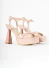 Torrel Parlak Platform Kadeh Topuklu Ayakkabı 13 Cm Pembe