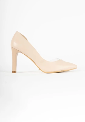 Vera İnce Topuklu Sivri Burun Klasik Stiletto Nut