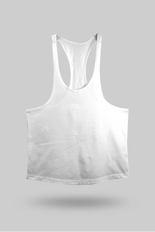 Beyaz Erkek Tank Top Atlet