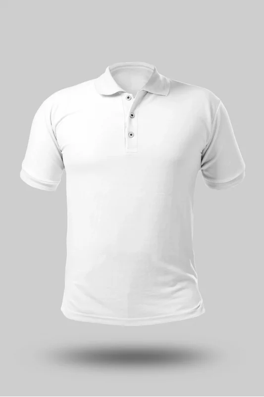 Drytouch KUMAŞ BEYAZ POLO YAKA TİŞÖRT