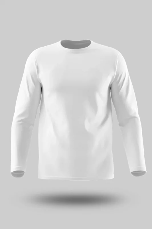 BEYAZ UZUN KOL YAZLIK TİŞÖRT