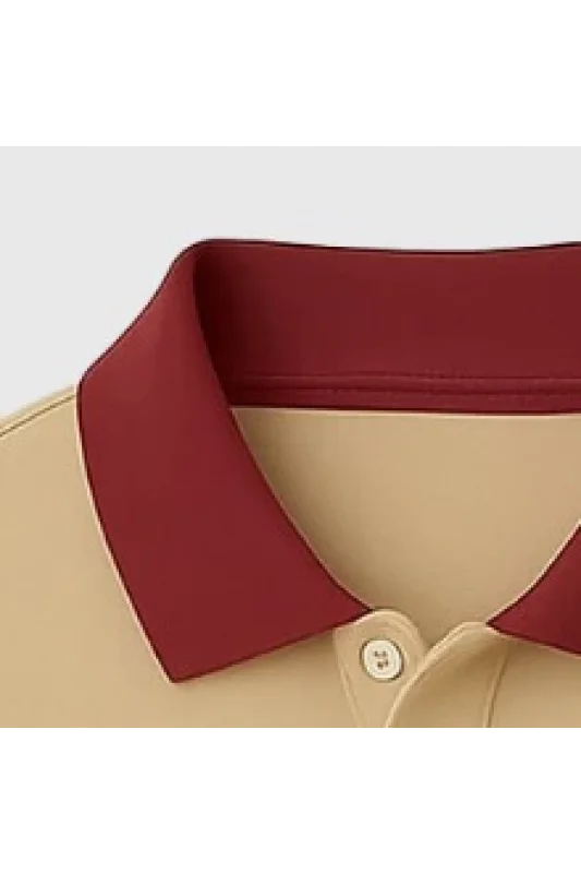 Bordo Yakalı Polo yaka