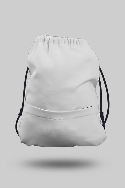 Beyaz Büzgülü Çocuk Sırt Çantası