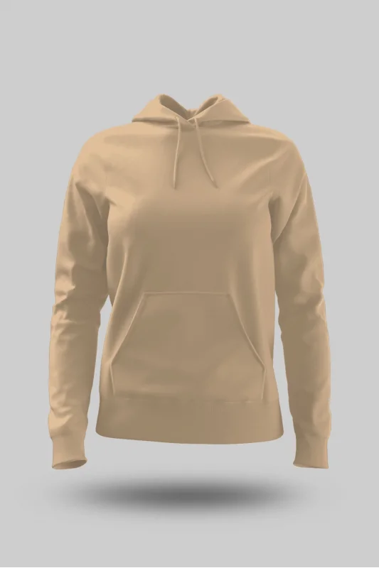 Camel Kadın Kapüşonlu Hoodie Sweatshirt