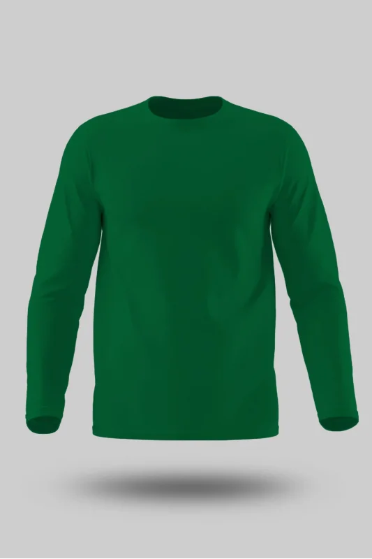 ÇİMEN YEŞİL UZUN KOL YAZLIK TİŞÖRT