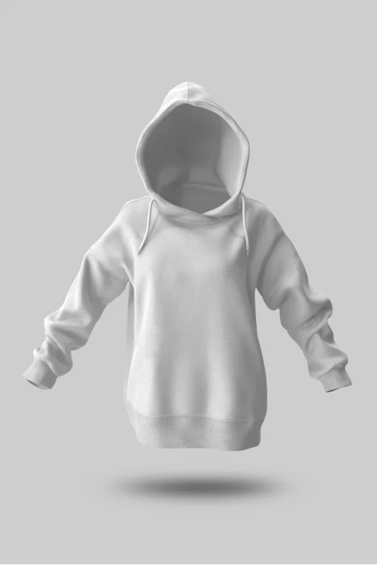 ÇOCUK BEYAZ KAPÜŞONLU SWEATSHİRT