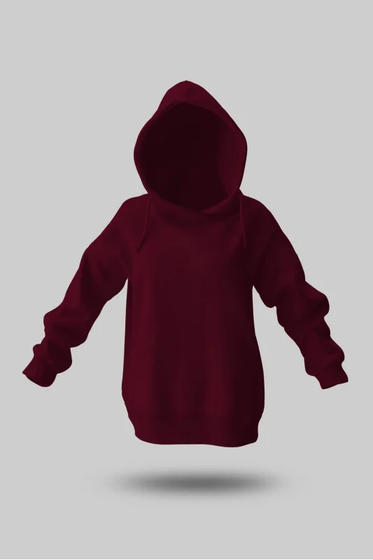 ÇOCUK BORDO KAPÜŞONLU SWEATSHİRT