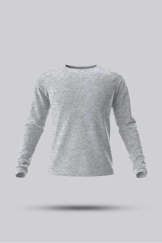 ÇOCUK GRİ UZUN KOL TİŞÖRT