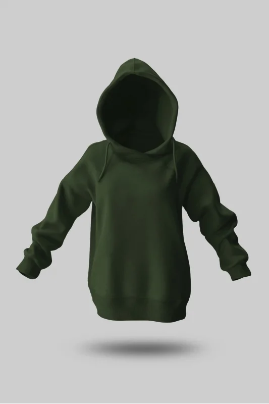 ÇOCUK HAKİ YEŞİL KAPÜŞONLU SWEATSHİRT