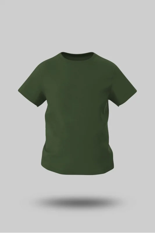 ÇOCUK HAKİ YEŞİL KISA KOL TİŞÖRT