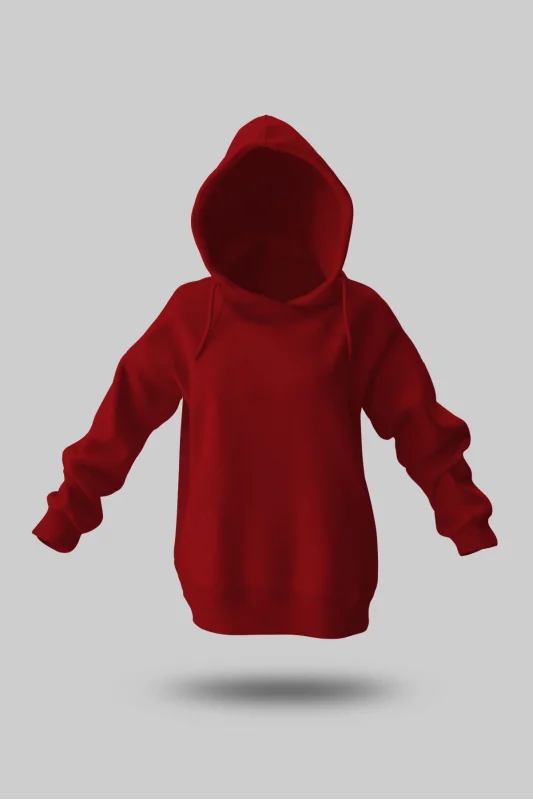 ÇOCUK KIRMIZI KAPÜŞONLU SWEATSHİRT