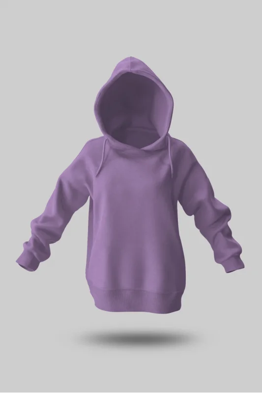 ÇOCUK LİLA KAPÜŞONLU SWEATSHİRT