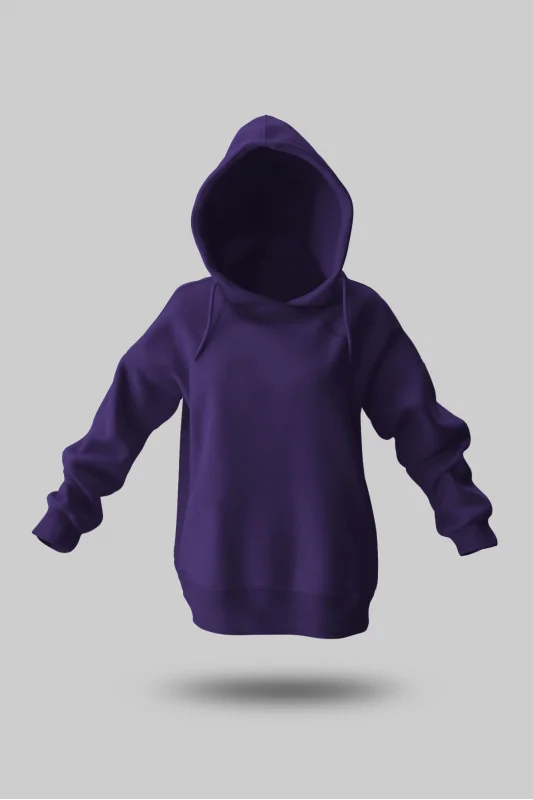 ÇOCUK MOR KAPÜŞONLU SWEATSHİRT