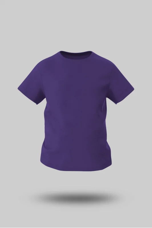 ÇOCUK MOR KISA KOL TİŞÖRT