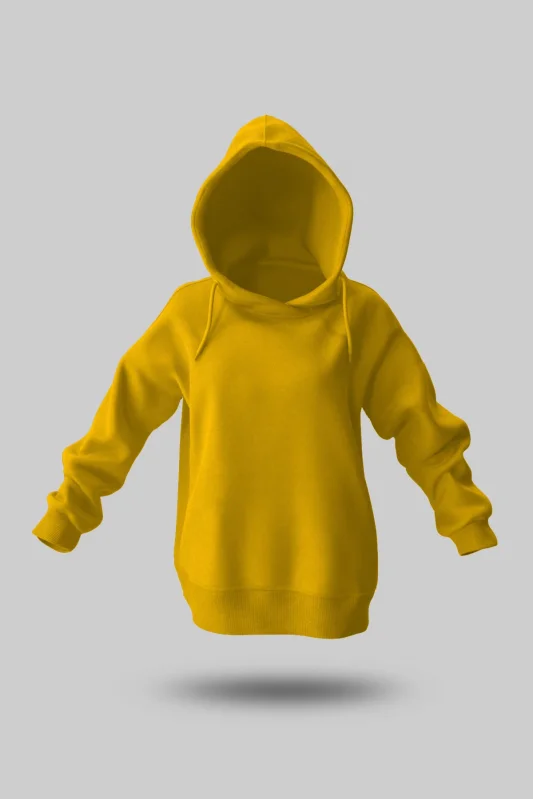 ÇOCUK SARI KAPÜŞONLU SWEATSHİRT