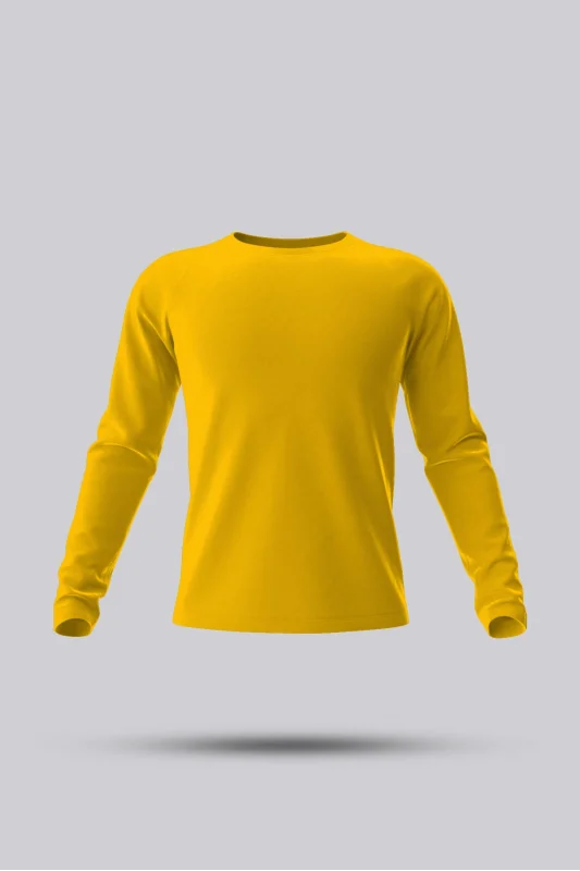 ÇOCUK SARI UZUN KOL TİŞÖRT