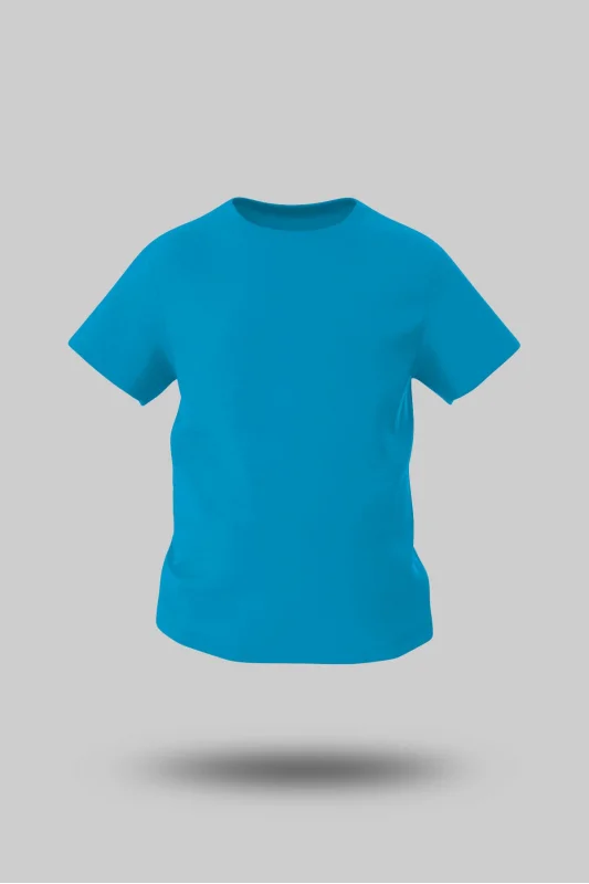 ÇOCUK TURKUAZ KISA KOL TİŞÖRT