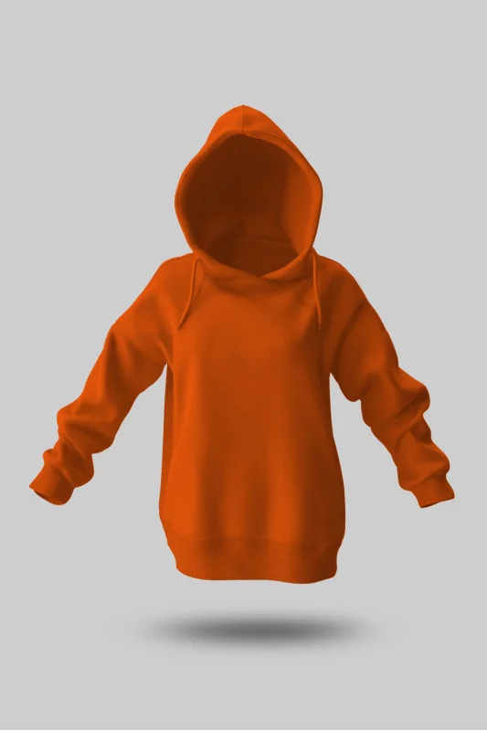 ÇOCUK TURUNCU KAPÜŞONLU SWEATSHİRT