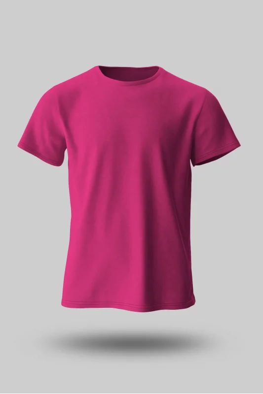 ERKEK FUŞYA TİŞÖRT
