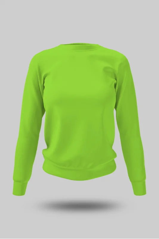 Fıstık Yeşili Kadın Sweatshirt