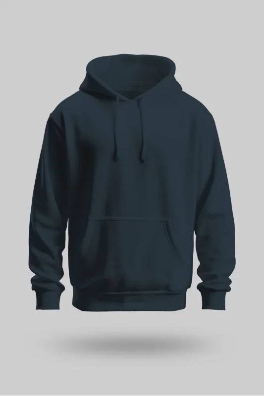 Füme 2 İplik İnce Kumaş Unisex Kapşonlu Sweatshirt