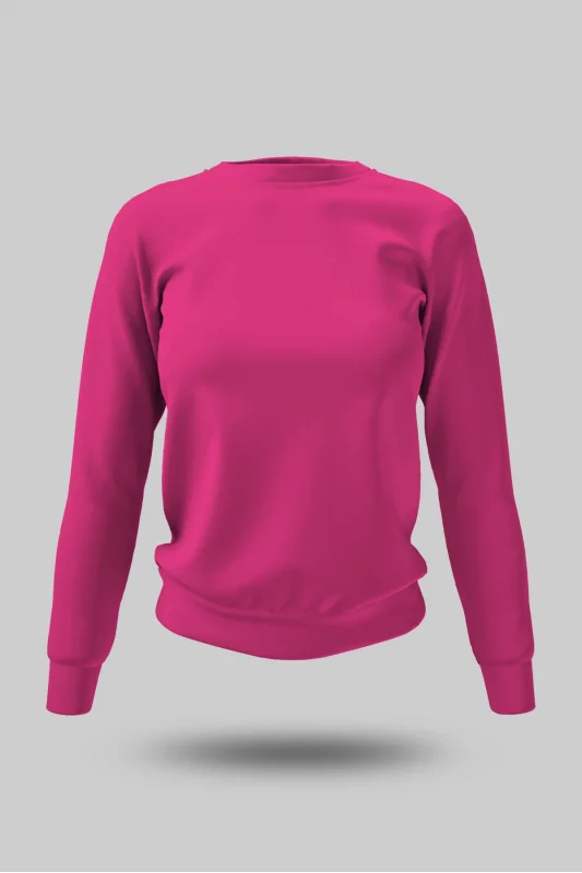 Fuşya Kadın Sweatshirt