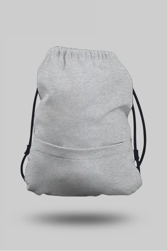 Gri Büzgülü Çocuk Sırt Çantası