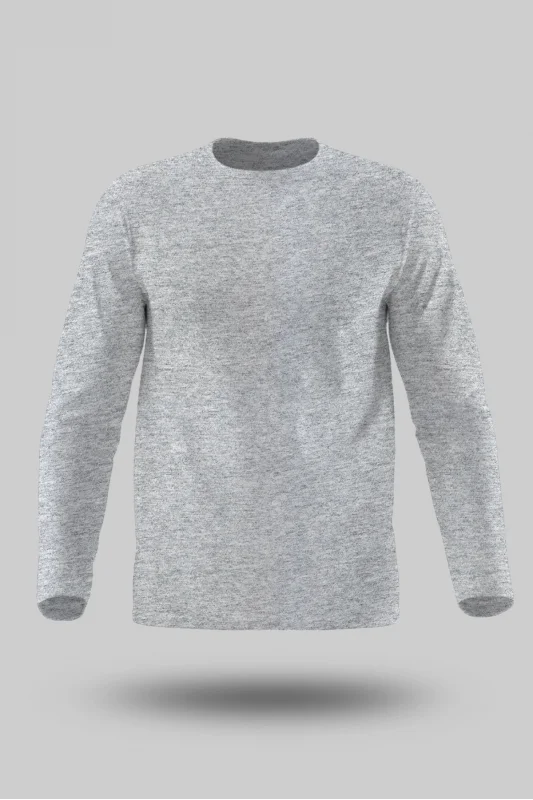 GRİ UZUN KOL YAZLIK TİŞÖRT