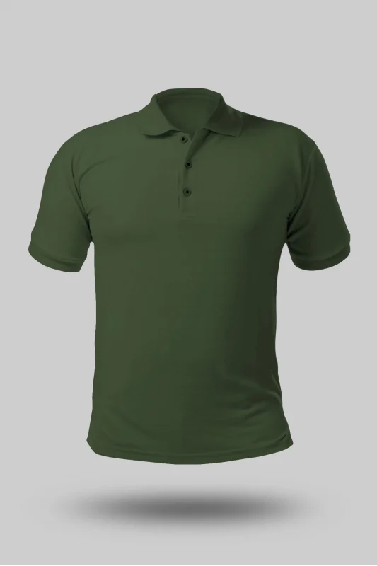 LACOSTE KUMAŞ HAKİ YEŞİL POLO YAKA TİŞÖRT