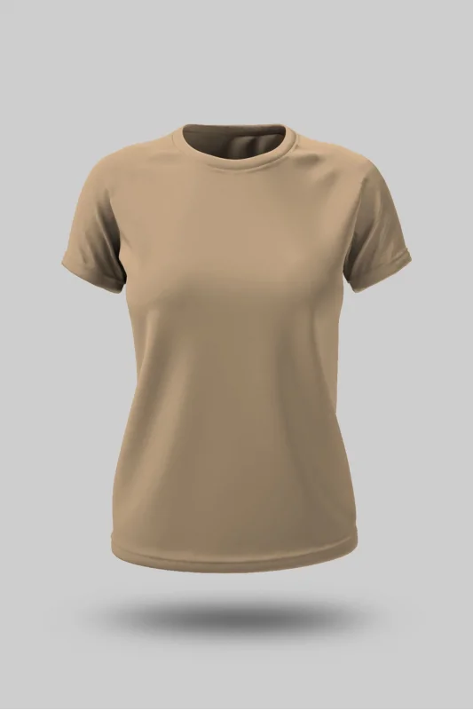 KADIN CAMEL TİŞÖRT