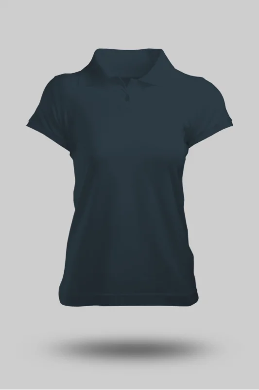 KADIN FÜME POLO YAKA TİŞÖRT