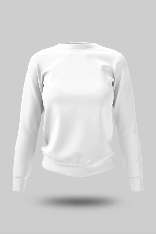 Beyaz Kadın Sweatshirt