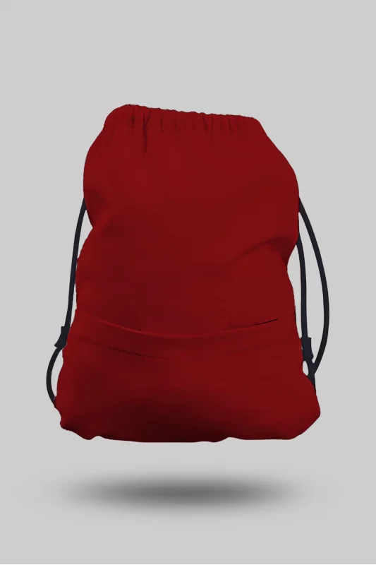 Kırmızı Büzgülü Çocuk Sırt Çantası