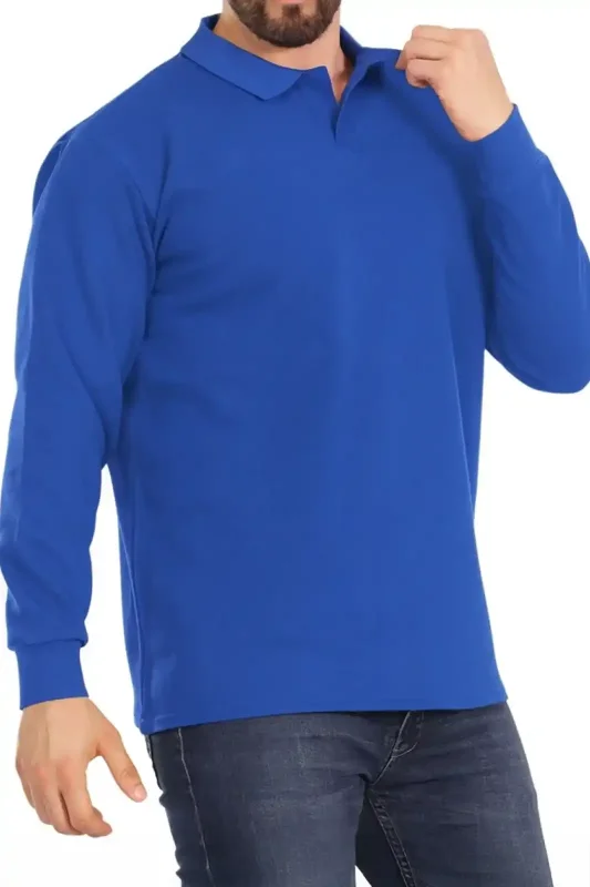 Kışlık Polo Yaka İçi Şardonlu Sax