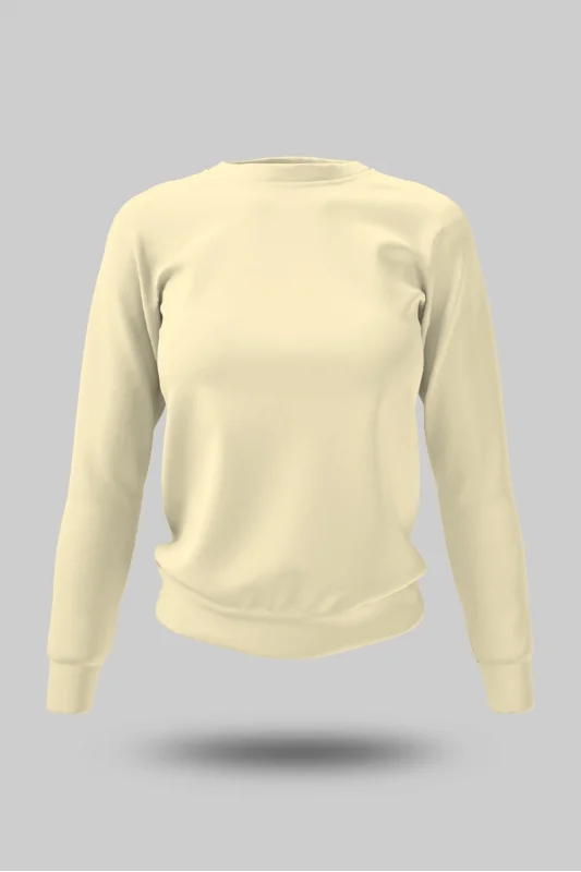 Krem Kadın Sweatshirt
