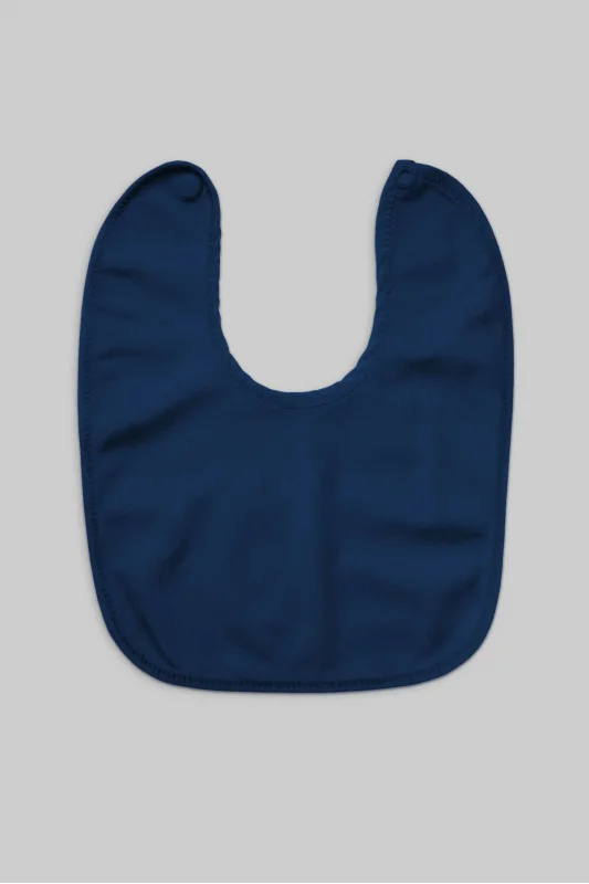 Lacivert Bebek Mama Önlüğü