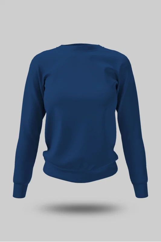 Lacivert Kadın Sweatshirt