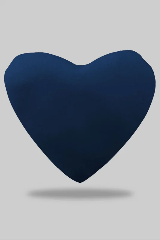 Lacivert Kalp Yastık