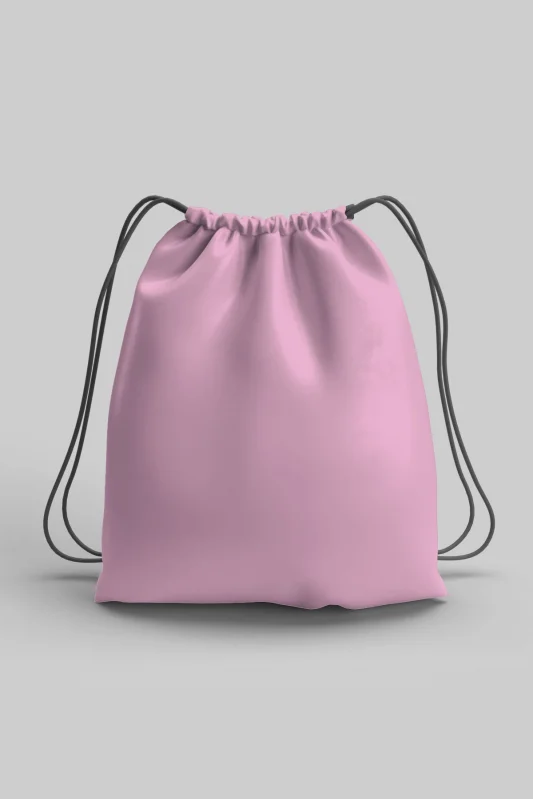 Pembe Büzgülü Spor Çanta