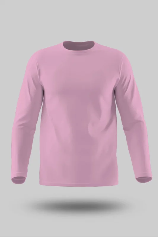 PEMBE UZUN KOL YAZLIK TİŞÖRT