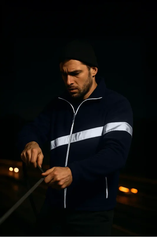 Reflektörlü Füme İş Poları