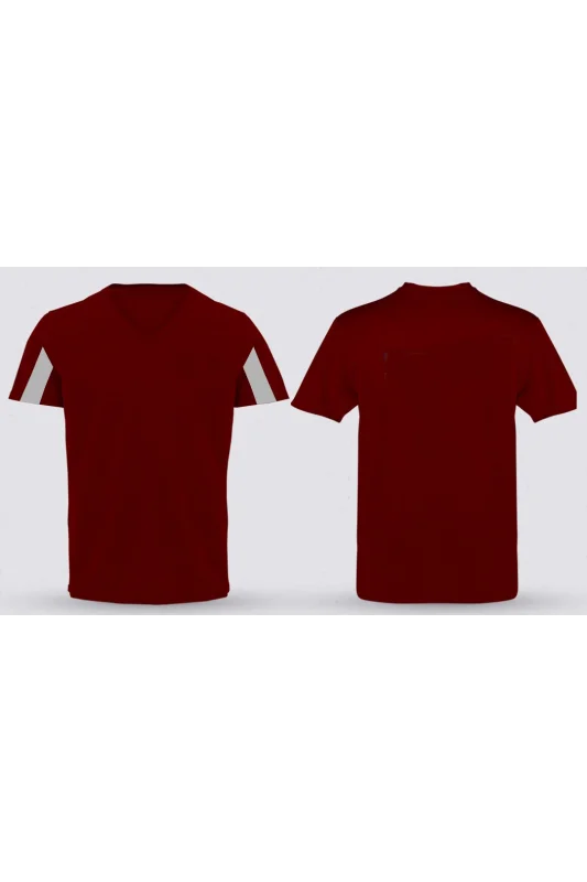 Reflektörlü V yaka