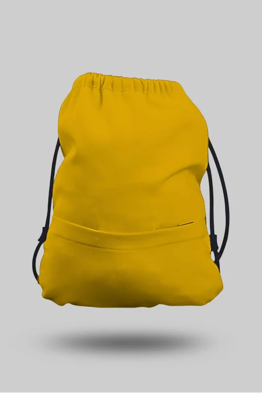 Sarı Büzgülü Çocuk Sırt Çantası