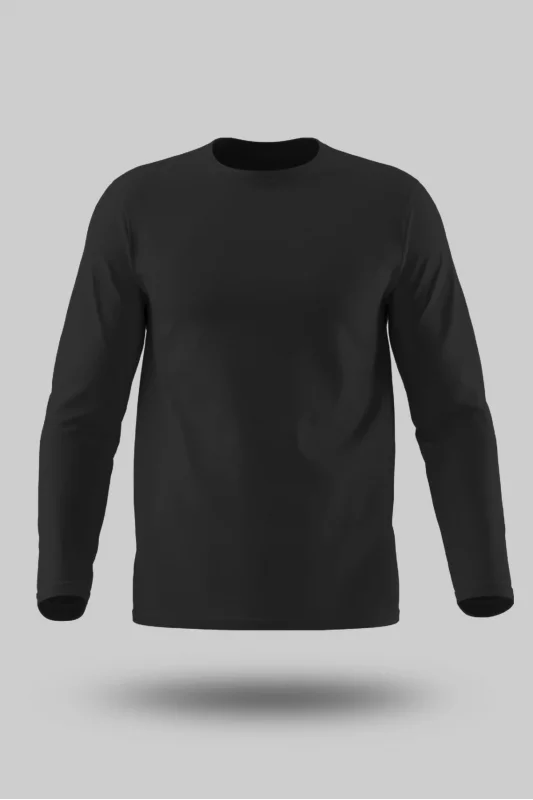 SİYAH UZUN KOL YAZLIK TİŞÖRT