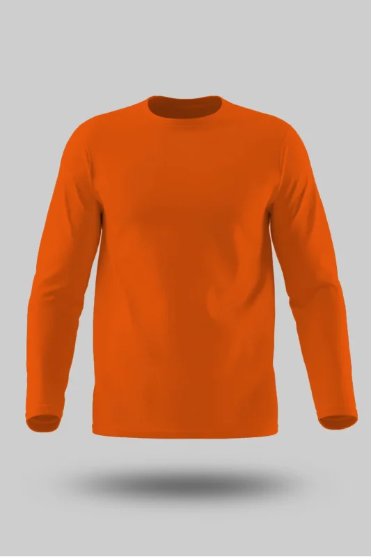 TURUNCU UZUN KOL YAZLIK TİŞÖRT