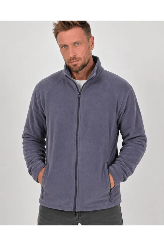 Unisex Kışlık Polar Mont AÇIK FÜME