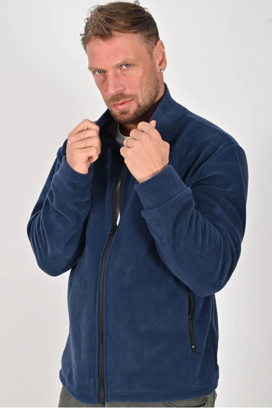 Unisex Kışlık Polar Mont İNDİGO