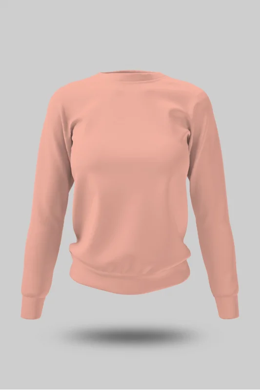 Yavruağzı Kadın Sweatshirt