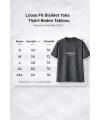 EKRU Loose Fit Rahat Kesim Bisiklet Yaka Tişört