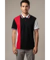 Proline Model Polo Yaka Tişört Siyah Kırmızı Beyaz